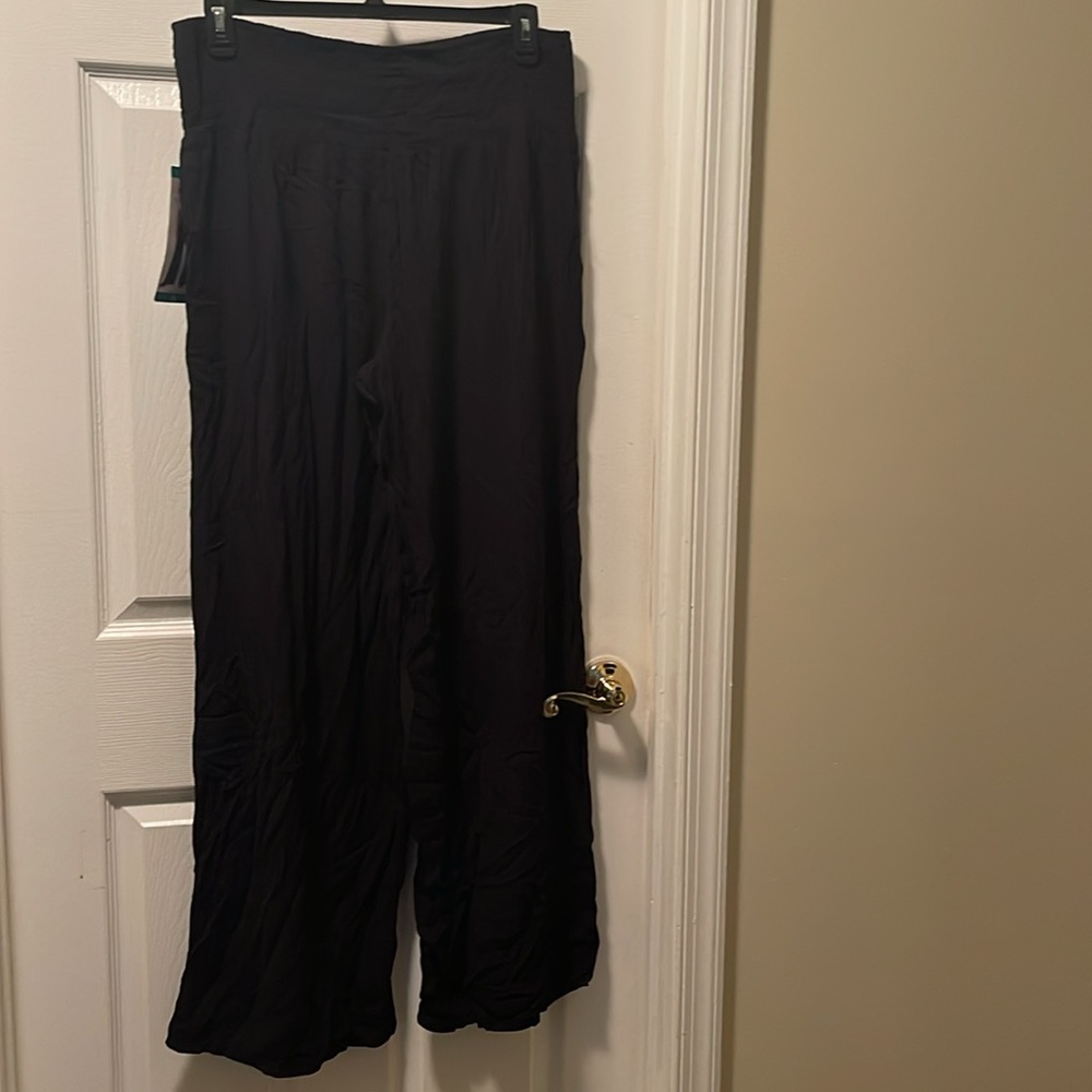 Three Dots Women's Pull On Casual Pants, Black XL - Picture 7 of 8